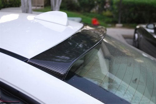 BMW 3 Series E90 M3 Sedan 2005-2012 Rear Roof Spoiler Carbon Fiber-Ahacarbon