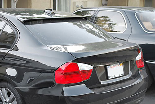BMW 3 Series E90 M3 Sedan 2005-2012 Rear Roof Spoiler Carbon Fiber-Ahacarbon