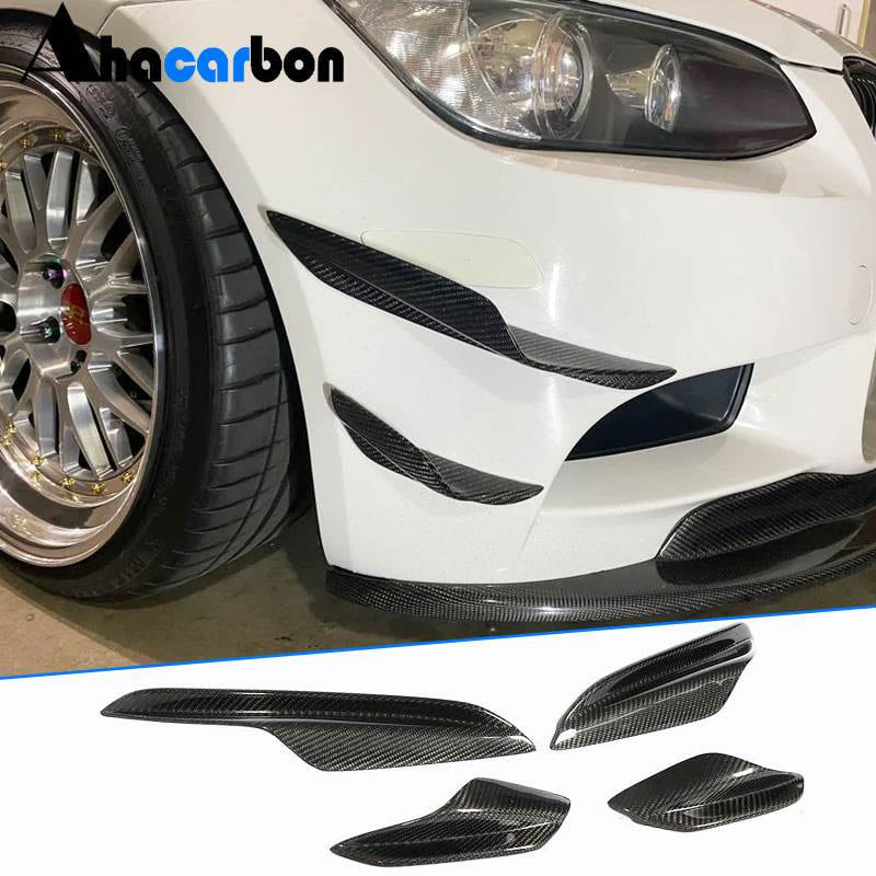 BMW 3 Series E90 E92 E93 M3 2008-2013 Front Bumper Vents Carbon Fiber-Ahacarbon