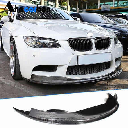 BMW 3 Series E90 E92 E93 M3 2008-2013 Front Bumper Lip Carbon Fiber-Ahacarbon