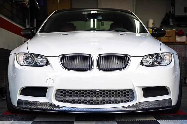 BMW 3 Series E90 E92 E93 M3 2008-2013 Front Bumper Lip Carbon Fiber-Ahacarbon