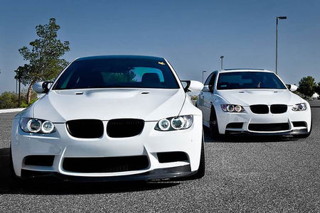 BMW 3 Series E90 E92 E93 M3 2008-2013 Front Bumper Lip Carbon Fiber-Ahacarbon