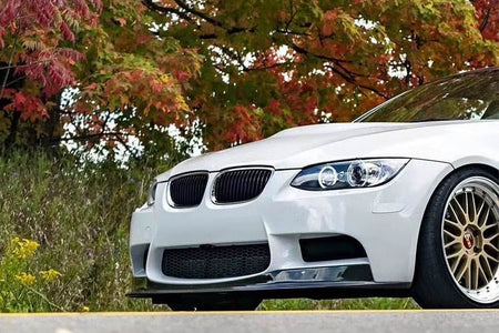 BMW 3 Series E90 E92 E93 M3 2008-2013 Front Bumper Lip Carbon Fiber-Ahacarbon