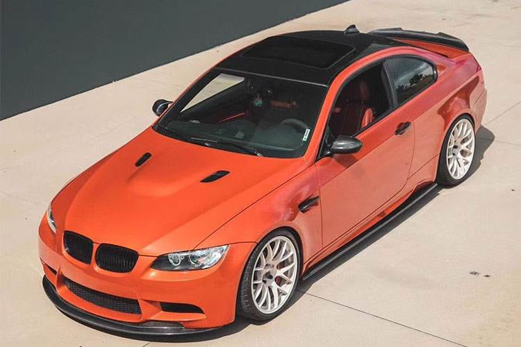 BMW 3 Series E90 E92 E93 M3 2008-2013 Front Bumper Lip Carbon Fiber-Ahacarbon