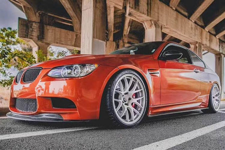 BMW 3 Series E90 E92 E93 M3 2008-2013 Front Bumper Lip Carbon Fiber-Ahacarbon