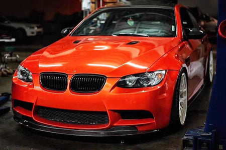 BMW 3 Series E90 E92 E93 M3 2008-2013 Front Bumper Lip Carbon Fiber-Ahacarbon