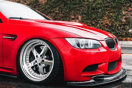 BMW 3 Series E90 E92 E93 M3 2008-2013 Front Bumper Lip Carbon Fiber-Ahacarbon
