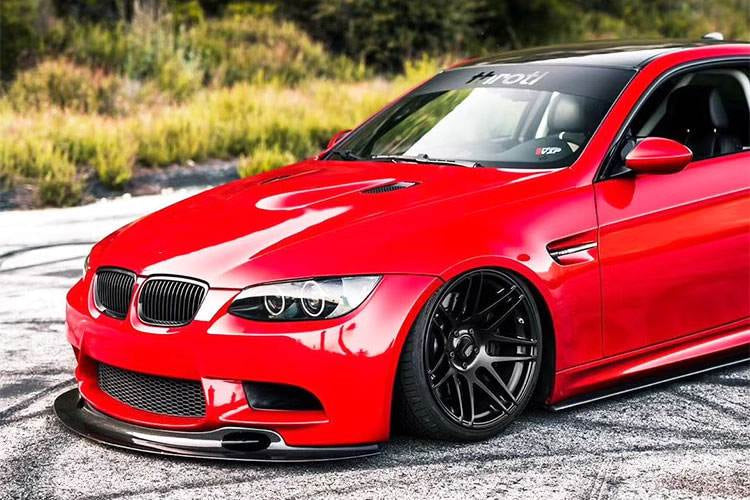 BMW 3 Series E90 E92 E93 M3 2008-2013 Front Bumper Lip Carbon Fiber-Ahacarbon