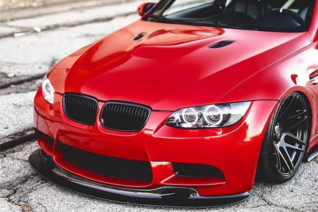 BMW 3 Series E90 E92 E93 M3 2008-2013 Front Bumper Lip Carbon Fiber-Ahacarbon