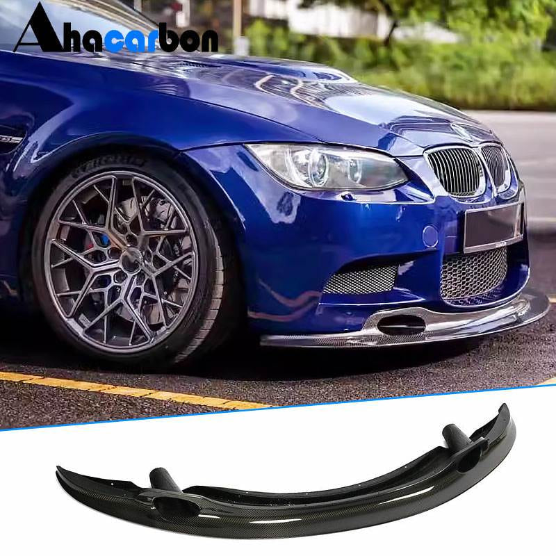 BMW 3 Series E90 E92 E93 M3 2008-2013 Front Bumper Lip Carbon Fiber-Ahacarbon