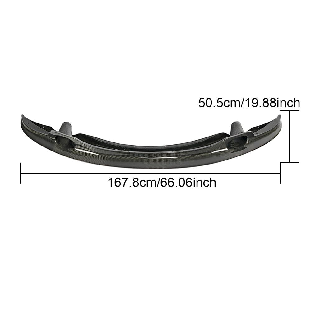 BMW 3 Series E90 E92 E93 M3 2008-2013 Front Bumper Lip Carbon Fiber-Ahacarbon
