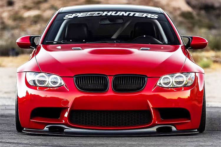 BMW 3 Series E90 E92 E93 M3 2008-2013 Front Bumper Lip Carbon Fiber-Ahacarbon