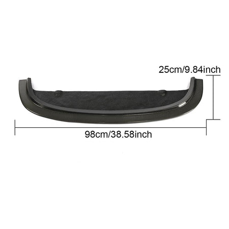 BMW 3 Series E90 E92 E93 M3 2008-2013 Front Bumper Lip Carbon Fiber-Ahacarbon