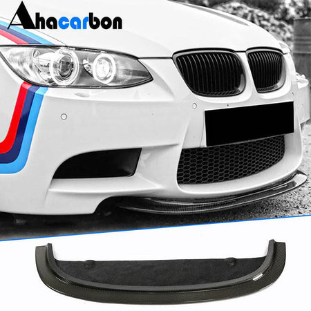 BMW 3 Series E90 E92 E93 M3 2008-2013 Front Bumper Lip Carbon Fiber-Ahacarbon