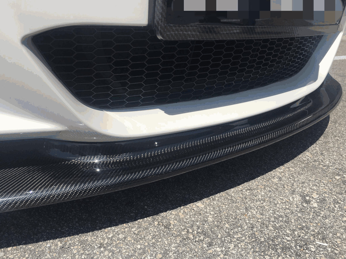 BMW 3 Series E90 E92 E93 M3 2008-2013 Front Bumper Lip Carbon Fiber-Ahacarbon