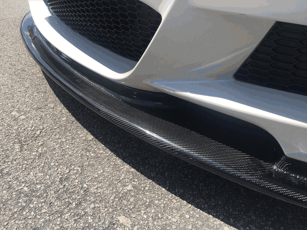 BMW 3 Series E90 E92 E93 M3 2008-2013 Front Bumper Lip Carbon Fiber-Ahacarbon