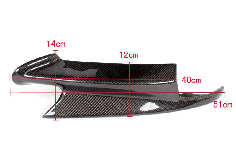 BMW 3 Series E90 E92 E93 M3 2008-2014 Front Bumper Splitters Carbon Fiber-Ahacarbon