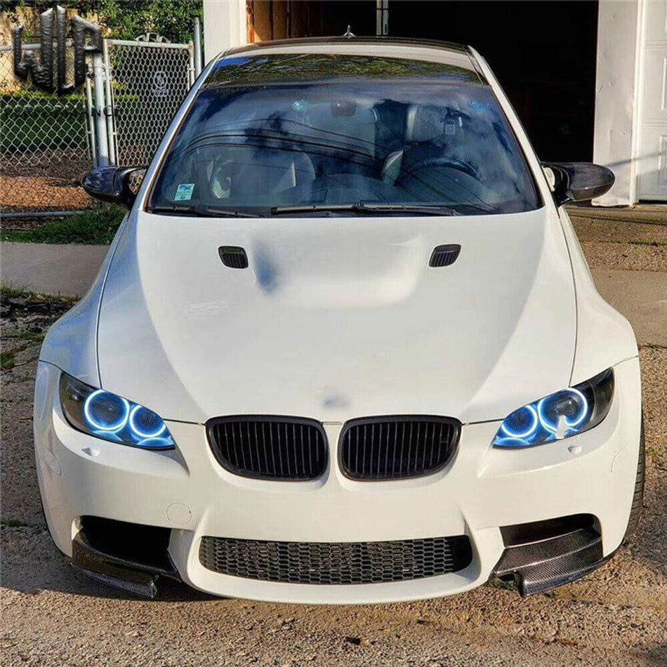 BMW 3 Series E90 E92 E93 M3 2008-2014 Front Bumper Splitters Carbon Fiber-Ahacarbon