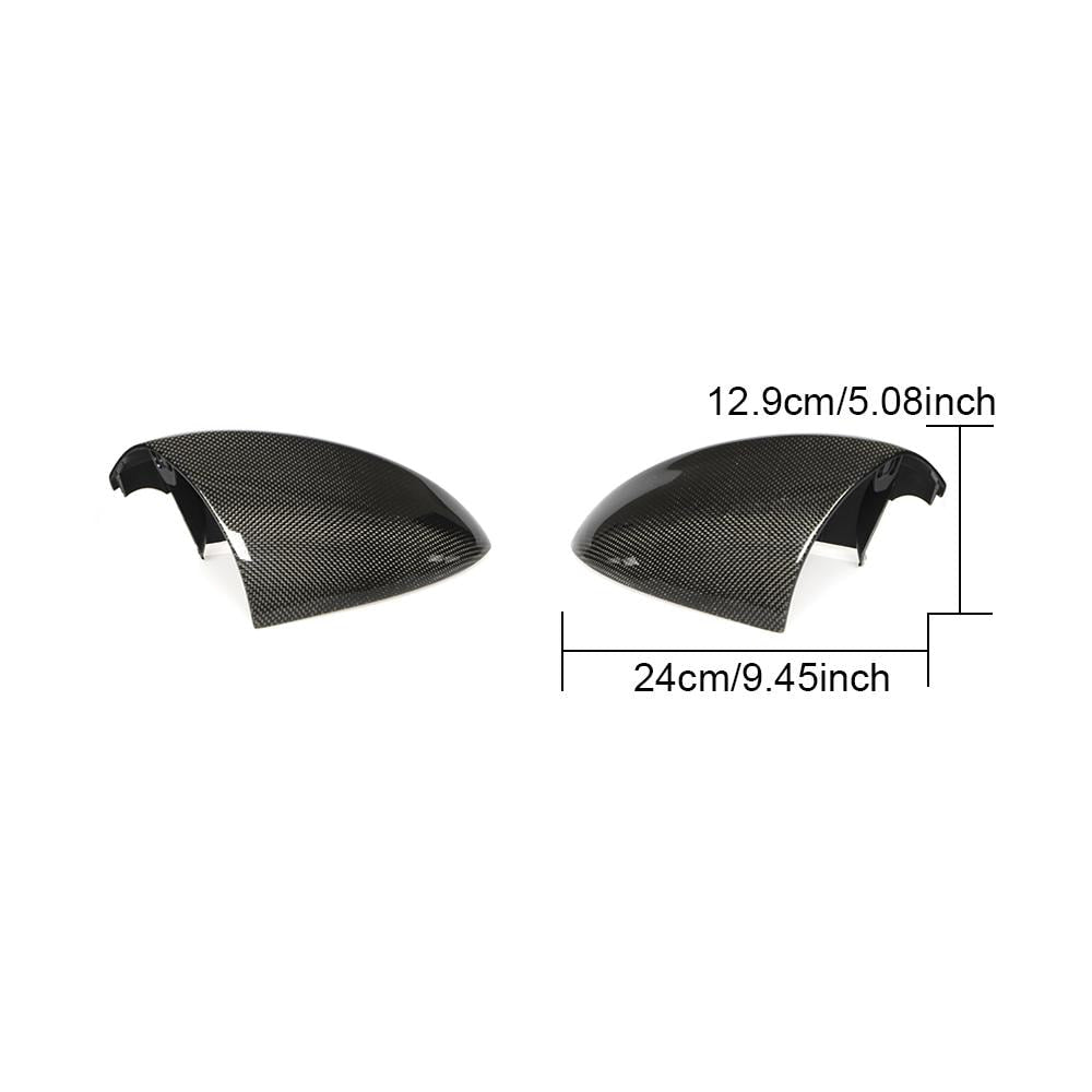 BMW 3 Series E90 E92 E93 M3 Mirror Covers Replacement Style Carbon Fiber-Ahacarbon