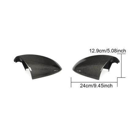 BMW 3 Series E90 E92 E93 M3 Mirror Covers Replacement Style Carbon Fiber-Ahacarbon