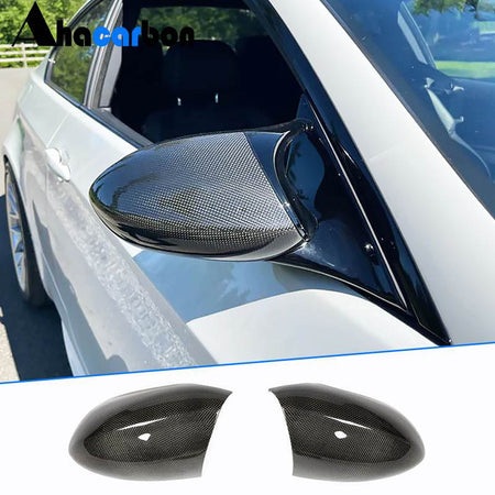 BMW 3 Series E90 E92 E93 M3 Mirror Covers Replacement Style Carbon Fiber-Ahacarbon