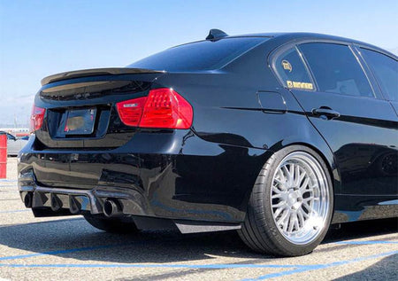 BMW 3 Series E90 M Sport 2005-2012 Rear Bumper Diffuser Carbon Fiber/FRP-Ahacarbon