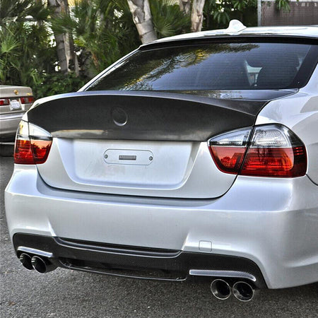 BMW 3 Series E90 Pre-LCI 2005-2008 Rear Trunk Spoiler Carbon Fiber-Ahacarbon