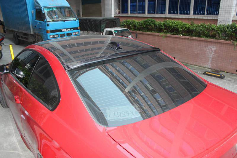 BMW 3 Series E92 M3 2006-2013 Rear Roof Spoiler Carbon Fiber-Ahacarbon