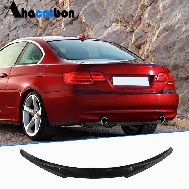 BMW 3 Series E92 Coupe 2005-2013 Rear Wing Spoiler Lip Trunk Spoiler ABS-Ahacarbon