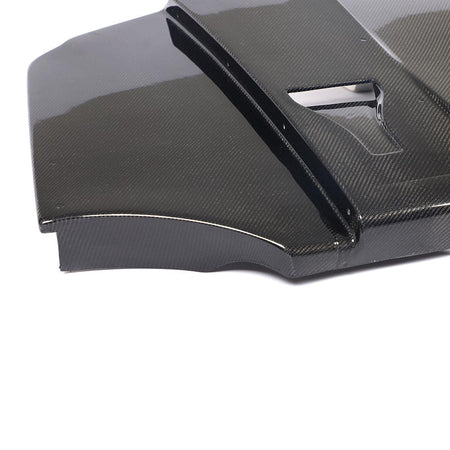 BMW 3 Series E92 E93 M3 Rear Bumper Diffuser Cover With Vents Carbon Fiber-Ahacarbon