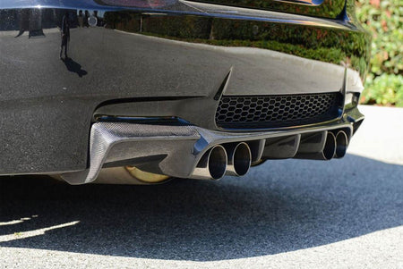 BMW 3 Series E92 E93 M3 2008-2013 Rear Bumper Diffuser Carbon Fiber-Ahacarbon
