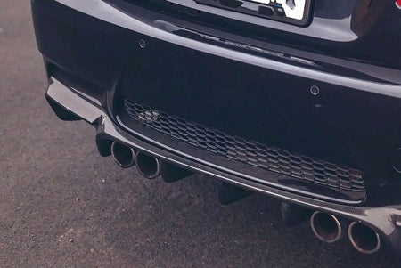 BMW 3 Series E92 E93 M3 2008-2013 Rear Bumper Diffuser Carbon Fiber-Ahacarbon