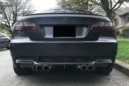 BMW 3 Series E92 E93 M3 2008-2013 Rear Bumper Diffuser Carbon Fiber-Ahacarbon