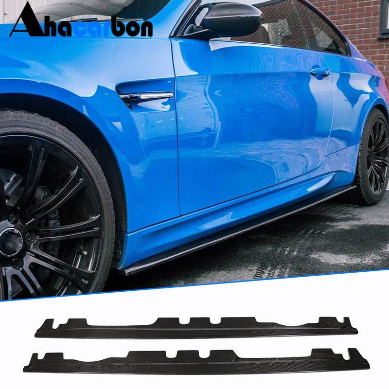 BMW 3 Series E92 E93 M3 2008-2013 Side Skirts Carbon Fiber-Ahacarbon
