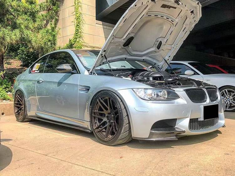 BMW 3 Series E92 E93 M3 2008-2013 Side Skirts Carbon Fiber-Ahacarbon