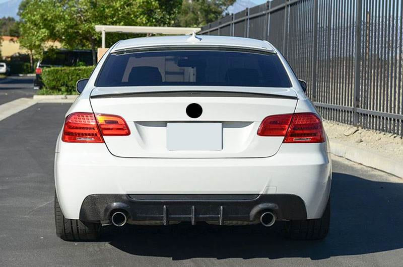 BMW 3 Series E92 E93 M Sport Rear Bumper Diffuser Carbon Fiber-Ahacarbon