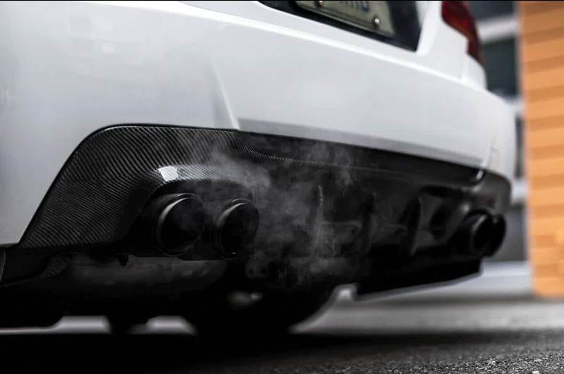 BMW 3 Series E92 E93 M Sport Rear Bumper Diffuser Carbon Fiber-Ahacarbon