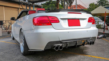 BMW 3 Series E92 E93 M Sport 2007-2012 Rear Bumper Diffuser Carbon Fiber-Ahacarbon