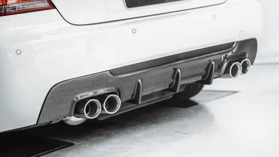 BMW 3 Series E92 E93 M Sport 2007-2012 Rear Bumper Diffuser Carbon Fiber-Ahacarbon