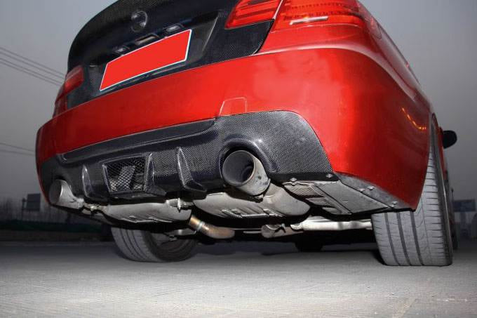 BMW 3 Series E92 E93 M Sport 2007-2012 Rear Bumper Diffuser Carbon Fiber-Ahacarbon
