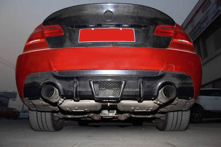 BMW 3 Series E92 E93 M Sport 2007-2012 Rear Bumper Diffuser Carbon Fiber-Ahacarbon