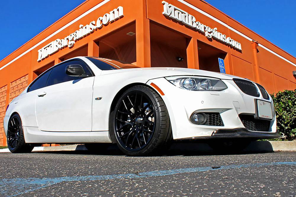 BMW 3 Series E92 E93 M Sport LCI 2010-2012 Front Bumper Lip Carbon Fiber/FRP-Ahacarbon