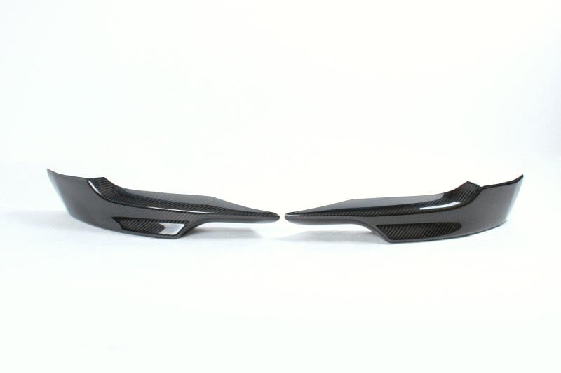 BMW 3 Series E92 E93 M Sport Pre-LCI 2006-2009 Front Bumper Splitters Carbon Fiber-Ahacarbon