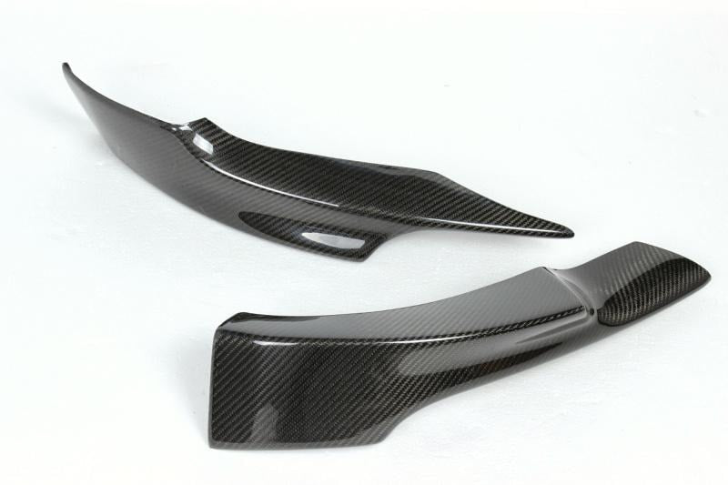 BMW 3 Series E92 E93 M Sport Pre-LCI 2006-2009 Front Bumper Splitters Carbon Fiber-Ahacarbon