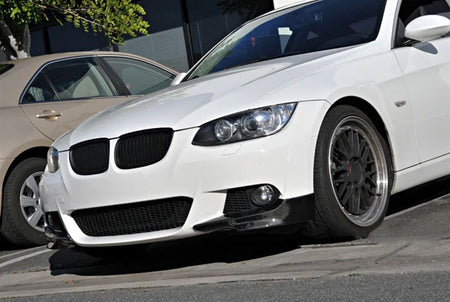 BMW 3 Series E92 E93 M Sport Pre-LCI 2006-2009 Front Bumper Splitters Carbon Fiber-Ahacarbon