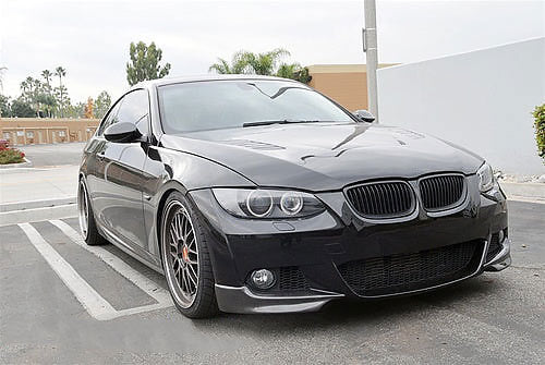 BMW 3 Series E92 E93 M Sport Pre-LCI 2006-2009 Front Bumper Splitters Carbon Fiber-Ahacarbon