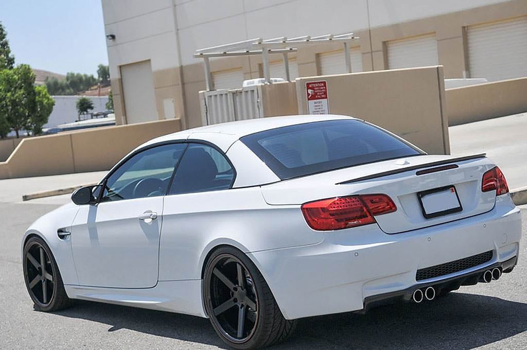 BMW 3 Series E93 Convertible 2007-2013 Rear Trunk Spoiler Carbon Fiber-Ahacarbon