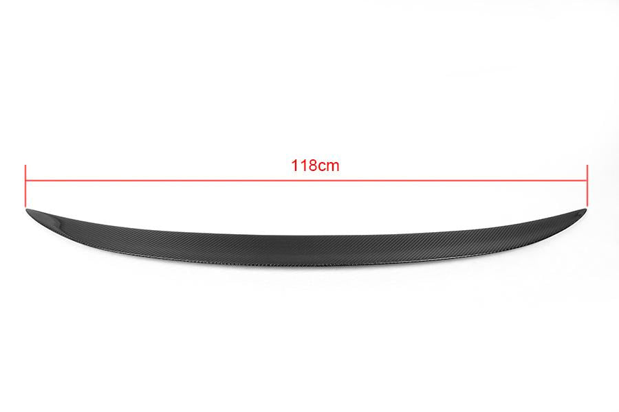 BMW 3 Series E93 M3 Convertible 2007-2013 Rear Trunk Spoiler Carbon Fiber-Ahacarbon