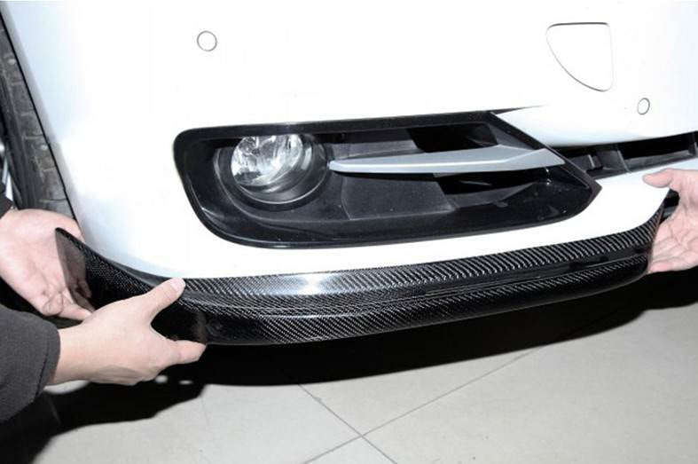 BMW 3 Series F30 Base Pre-LCI 2012-2015 Front Bumper Splitter Carbon Fiber-Ahacarbon