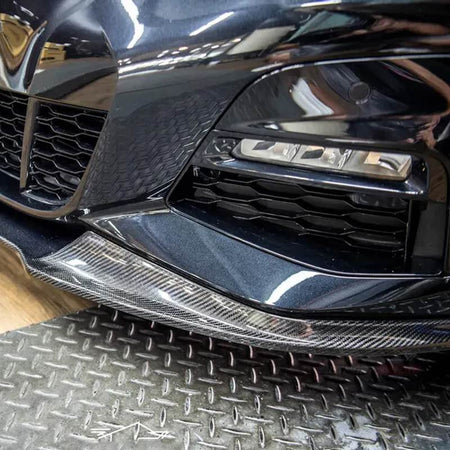 BMW 3 Series G20 G28 320i 330i M Sport M340i 2019-2023 Front Bumper Lip Carbon Fiber/FRP-Ahacarbon